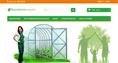 Desktop Screenshot of kasvuhoonemeister.ee